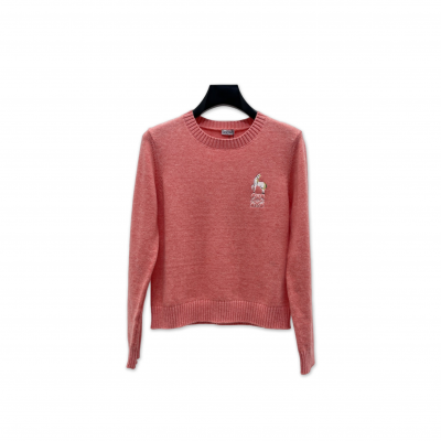 LOEWE EMBROIDERED KNITTED SWEATER